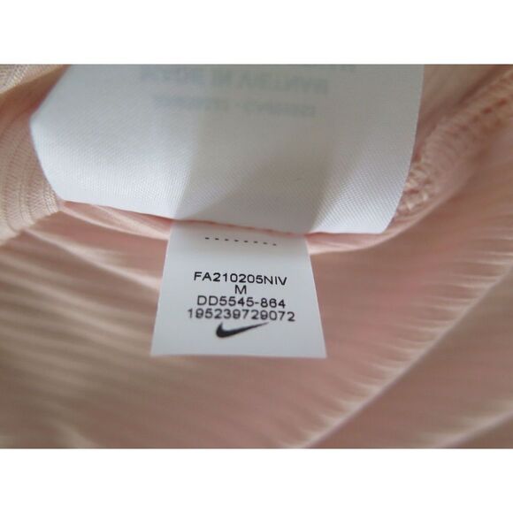 Nike Yoga DD5545 864 Women's Sz M Pale Coral Dri-FIT Ribbed Tank Top - Picture 7 of 8